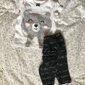 “Love You” bear outfit